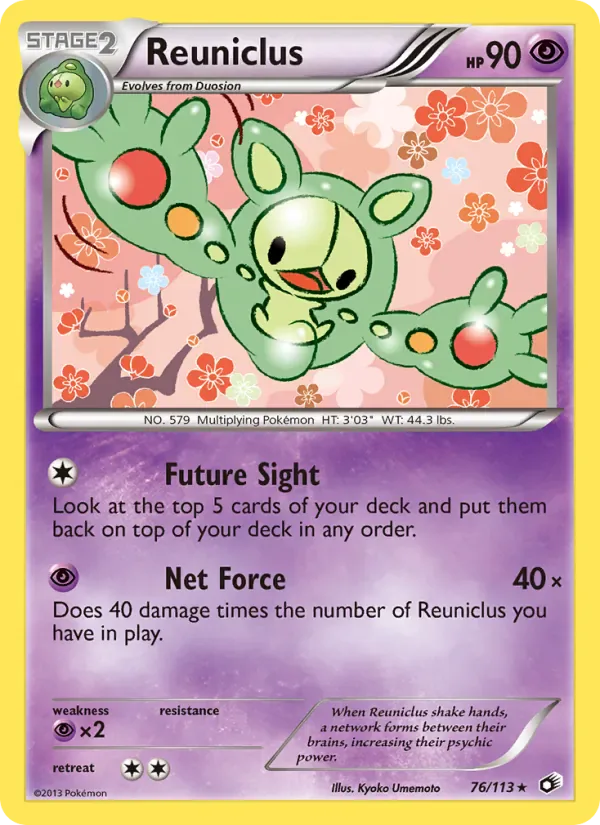Reuniclus 76/113 from Legendary Treasures