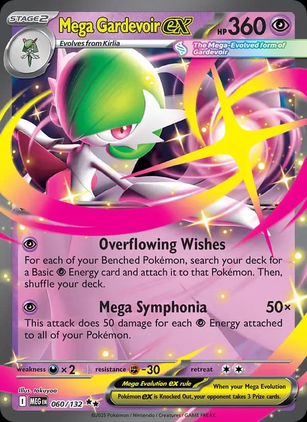 Mega Gardevoir ex 060/132 from Mega Evolution