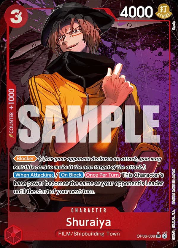 Shuraiya OP06-009 Official alternate printing 1