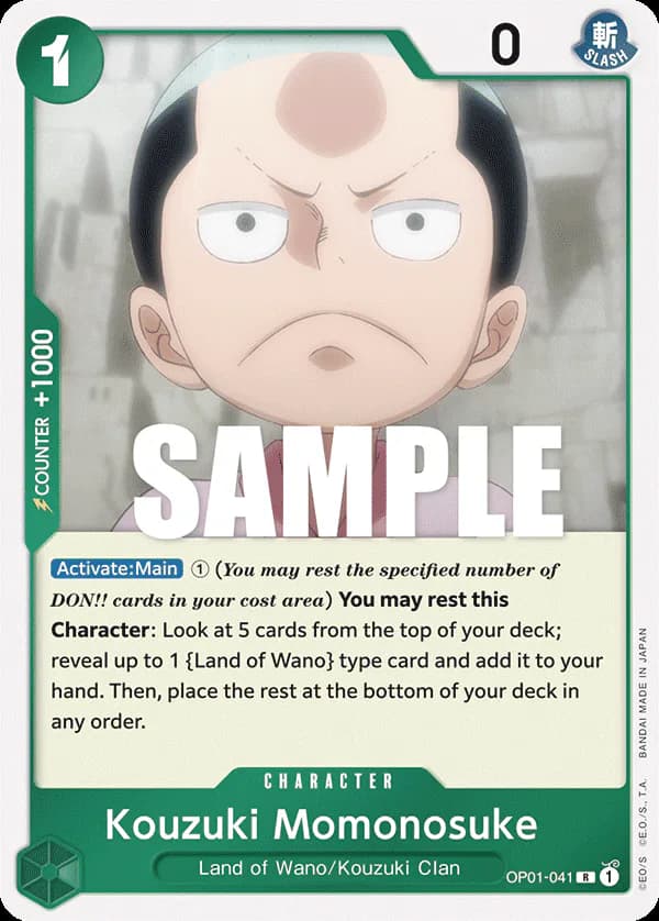 Kouzuki Momonosuke OP01-041 Standard printing