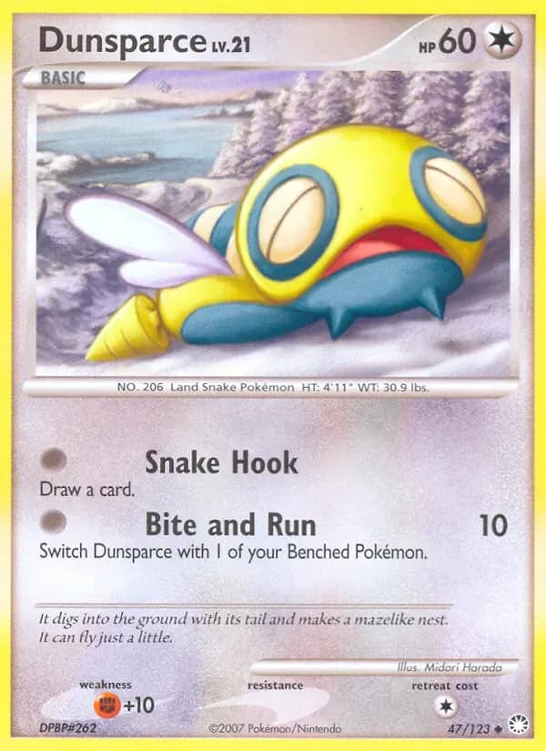Dunsparce 47/123 from Mysterious Treasures