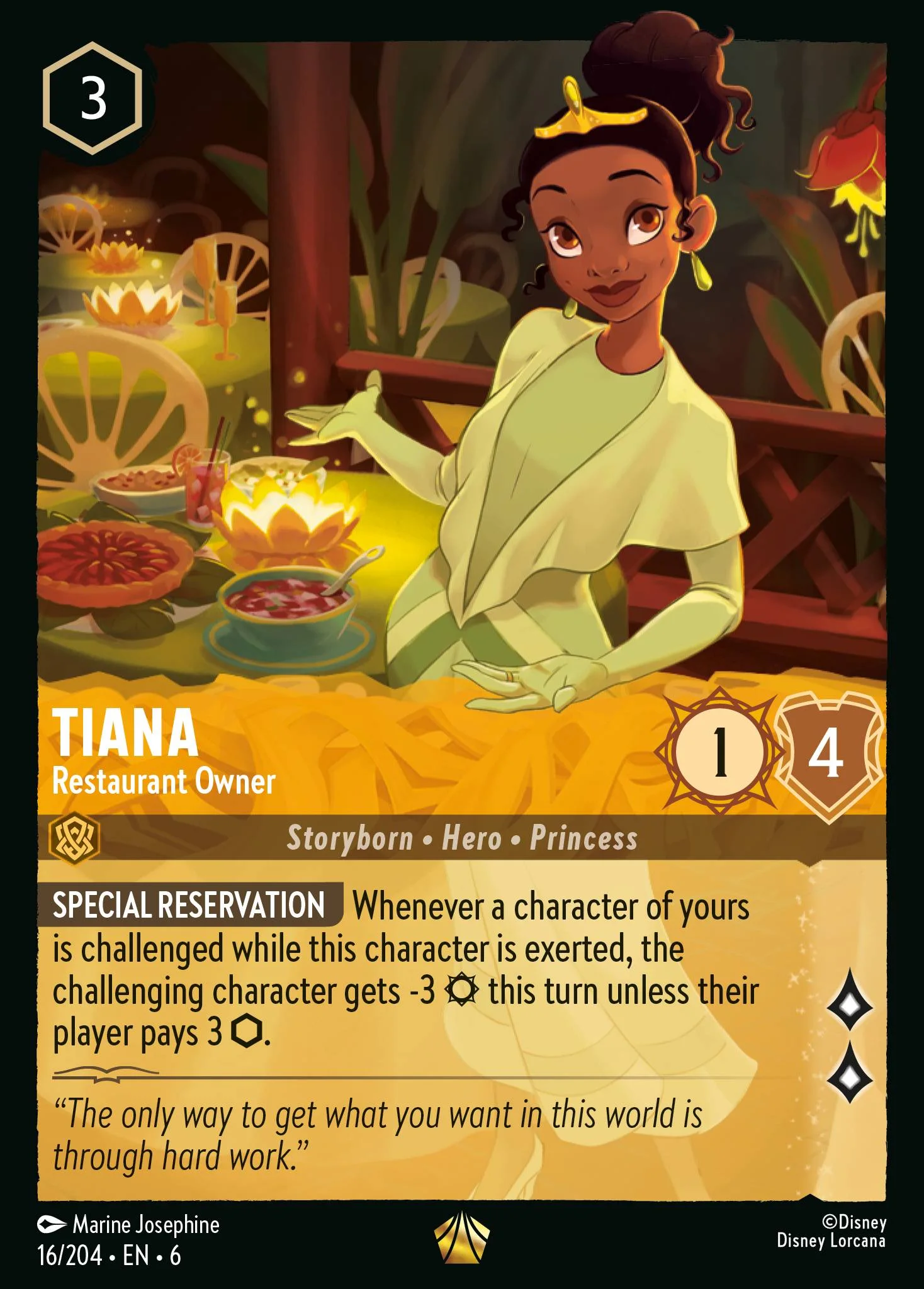 Tiana - Restaurant Owner 16/204 from Azurite Sea