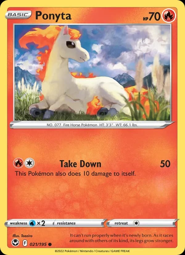 Ponyta 021/195 from Silver Tempest