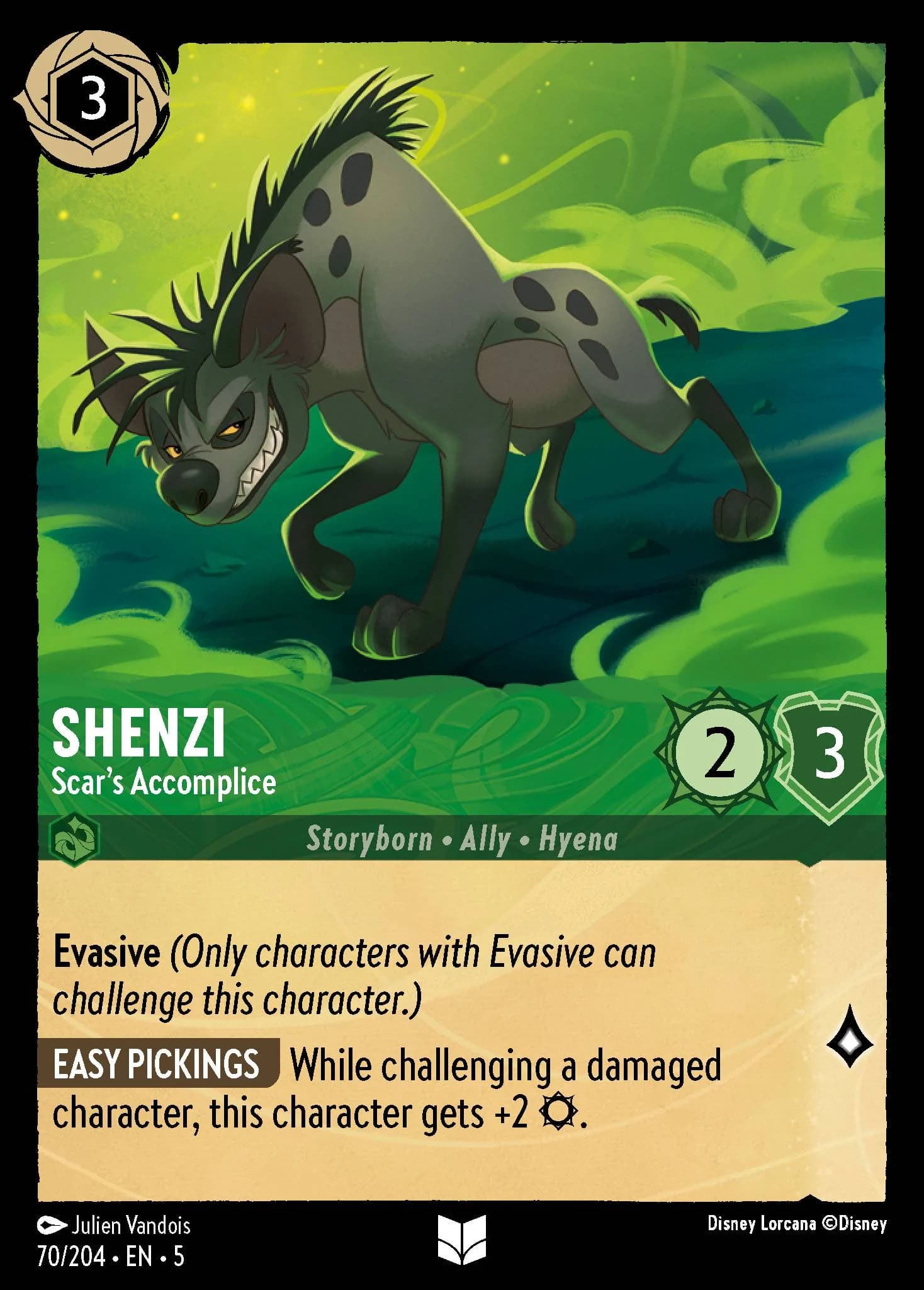 Shenzi - Scar's Accomplice 70/204 from Shimmering Skies