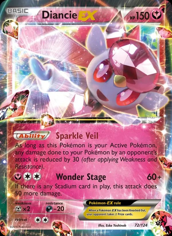 Diancie EX 72/124 from Fates Collide