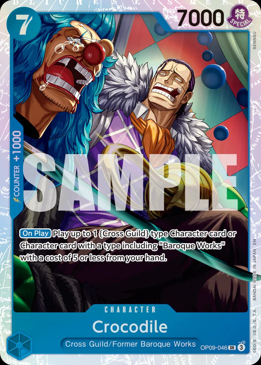 Crocodile OP09-046 Official alternate printing r1