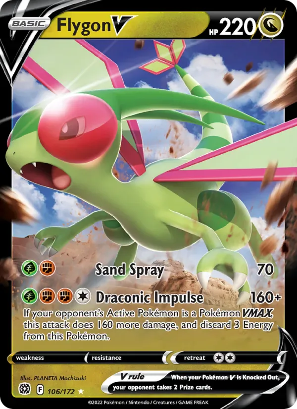 Flygon V 106/172 from Brilliant Stars