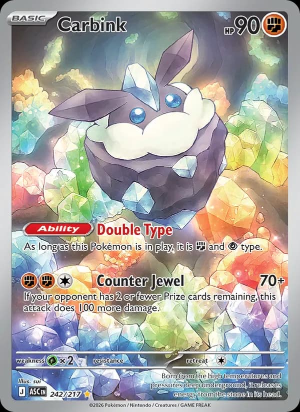 Carbink 242/217 from Ascended Heroes