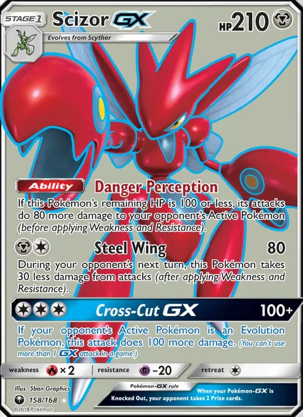 Scizor GX 158/168 from Celestial Storm