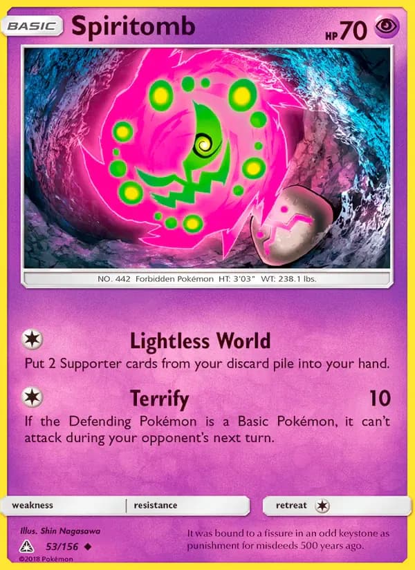 Spiritomb 53/156 from Ultra Prism