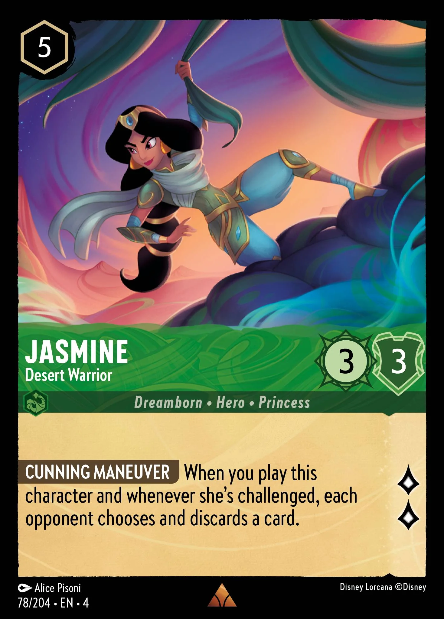 Jasmine - Desert Warrior 78/204 from Ursula's Return