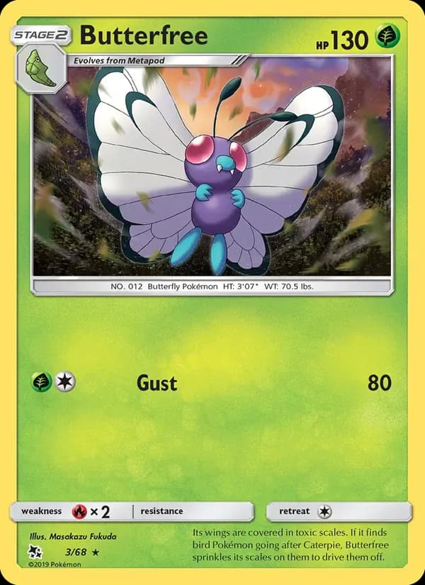 Butterfree 3/68 from Hidden Fates