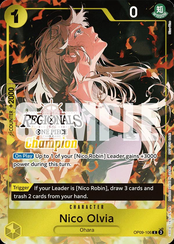 Nico Olvia OP09-106 Official alternate printing 3