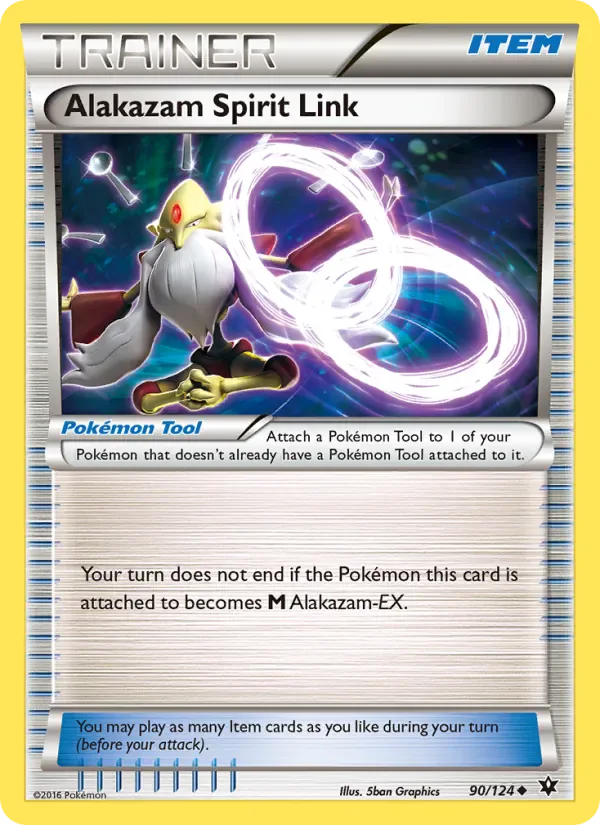 Alakazam Spirit Link 90/124 from Fates Collide