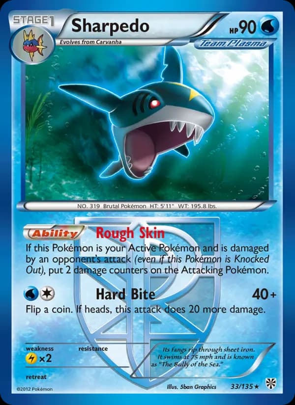 Sharpedo 33/135 from Plasma Storm