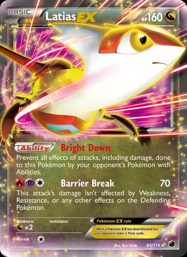 Latias-EX 85/116 from Plasma Freeze