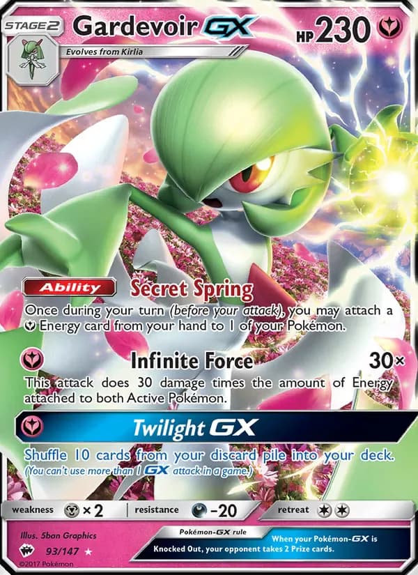 Gardevoir GX 93/147 from Burning Shadows
