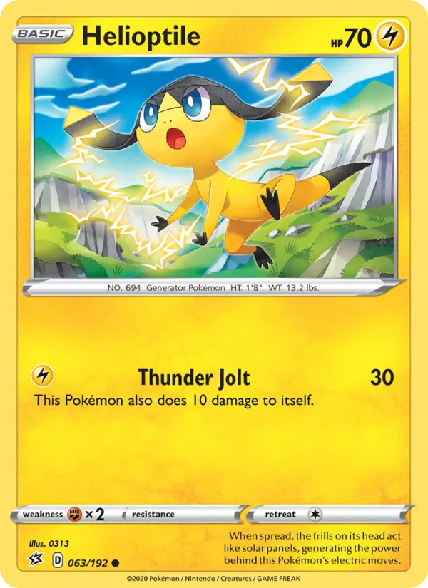 Helioptile 63/192 from Rebel Clash