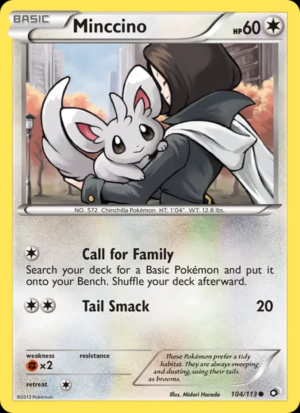 Minccino 104/113 from Legendary Treasures