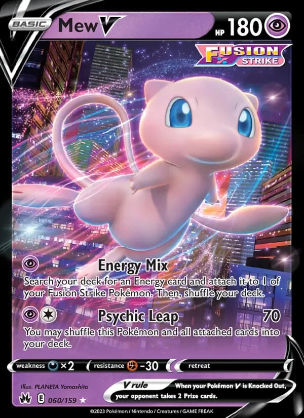 Mew V 060/159 from Crown Zenith