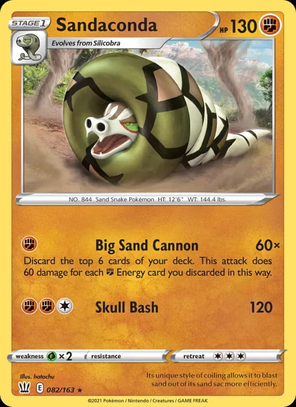 Sandaconda 82/163 from Battle Styles