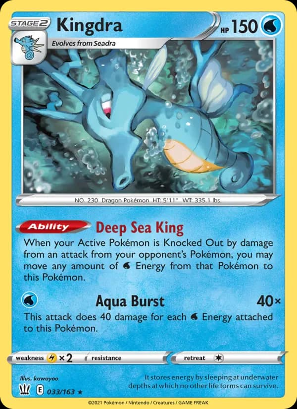 Kingdra 33/163 from Battle Styles
