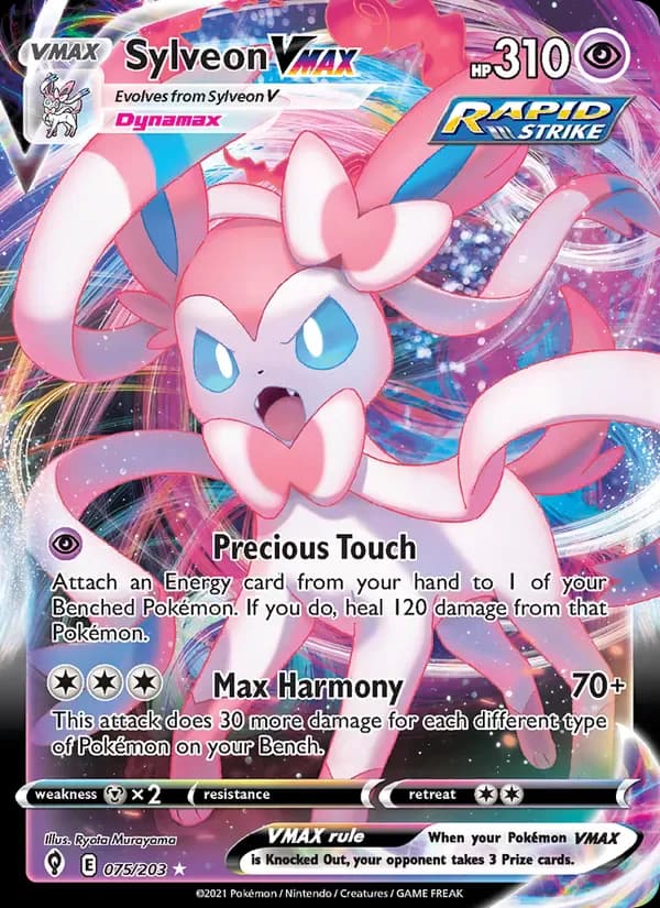 Sylveon VMAX 75/203 from Evolving Skies