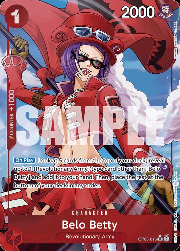 Belo Betty OP05-015 Official alternate printing 5