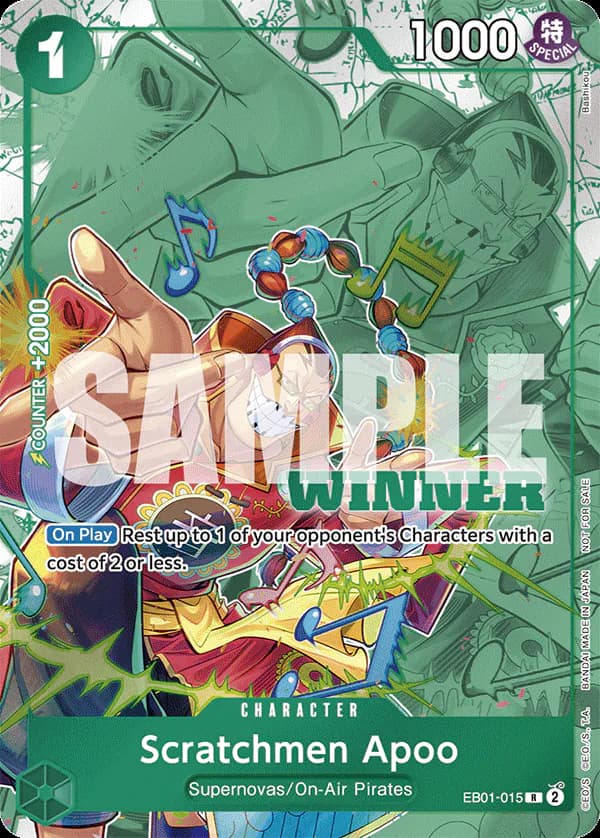 Scratchmen Apoo EB01-015 Official alternate printing 2