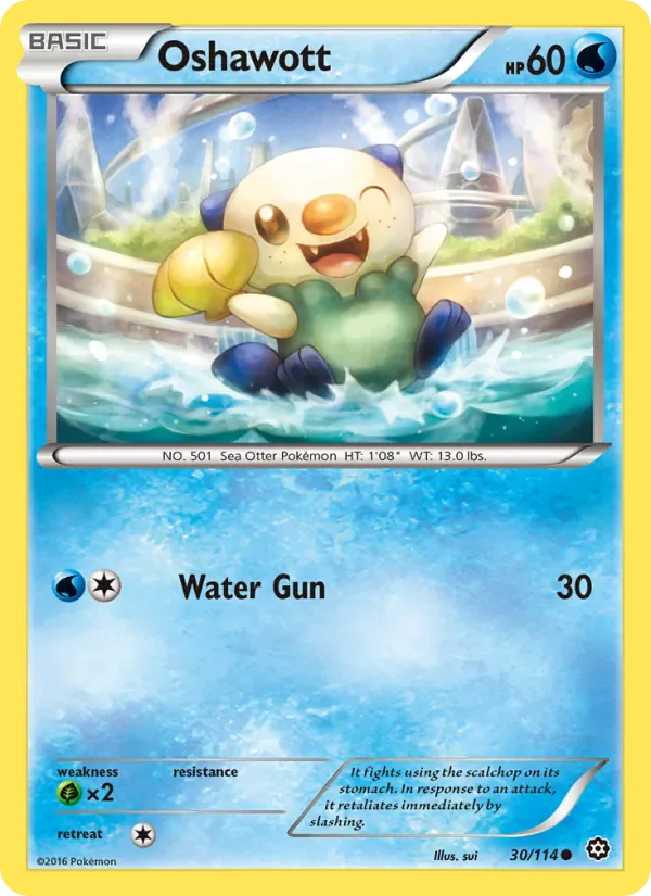 Oshawott 30/114 from Steam Siege