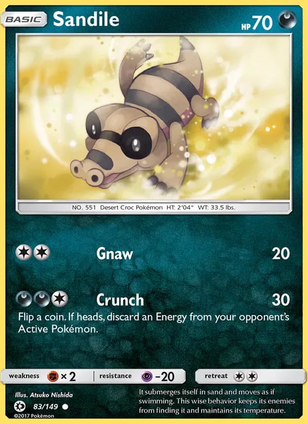 Sandile 83/149 from Sun & Moon Base Set