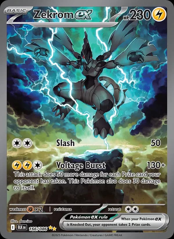 Zekrom ex 166/86 from Black Bolt