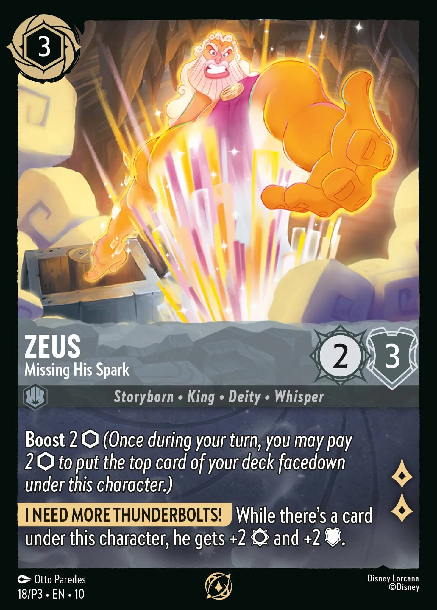 Zeus - Missing His Spark 18/P3 from Whispers in the Well