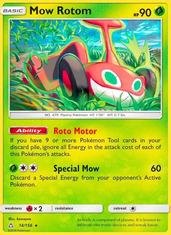 Mow Rotom 14/156 from Ultra Prism