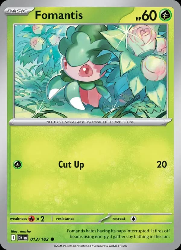 Fomantis 013/182 from Destined Rivals