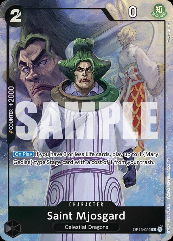 Saint Mjosgard OP13-092 Official alternate printing 1