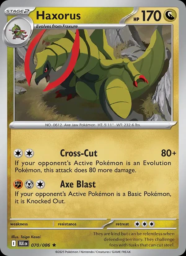 Haxorus 070/86 from Black Bolt