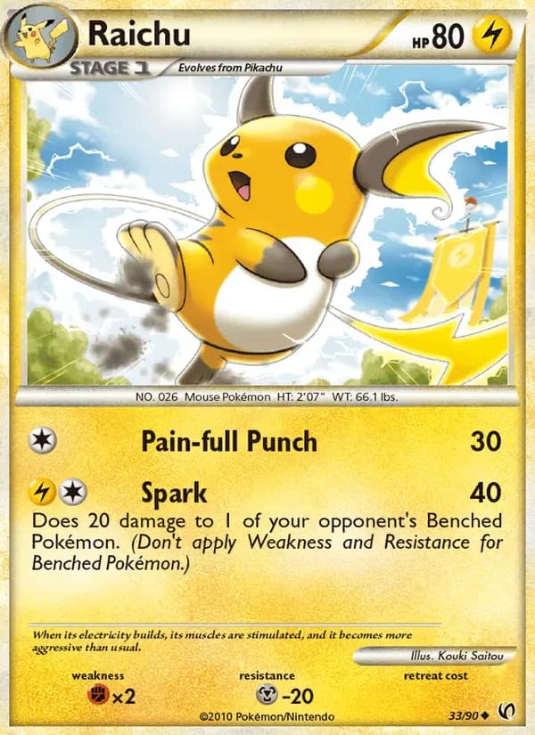 Raichu 33/90 from Undaunted