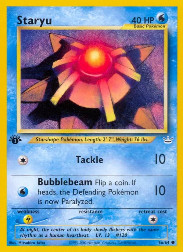 Staryu 56/64 from Neo Revelation