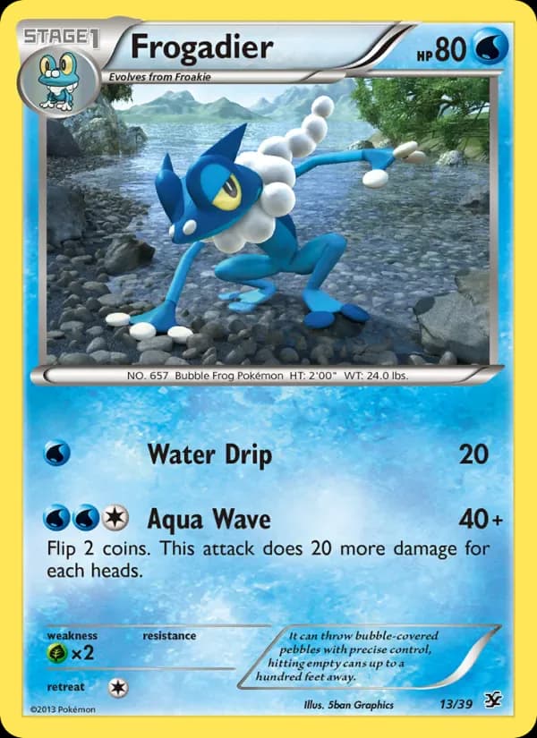 Frogadier 13/39 from Kalos Starter Set