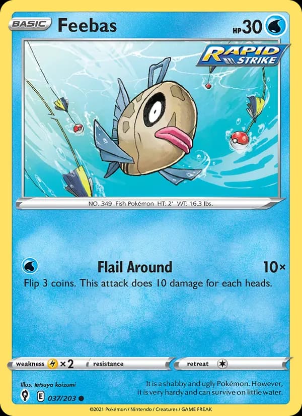 Feebas 37/203 from Evolving Skies