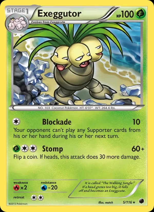 Exeggutor 5/116 from Plasma Freeze
