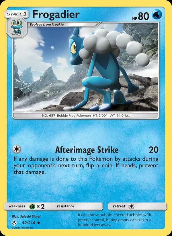 Frogadier 52/214 from Unbroken Bonds