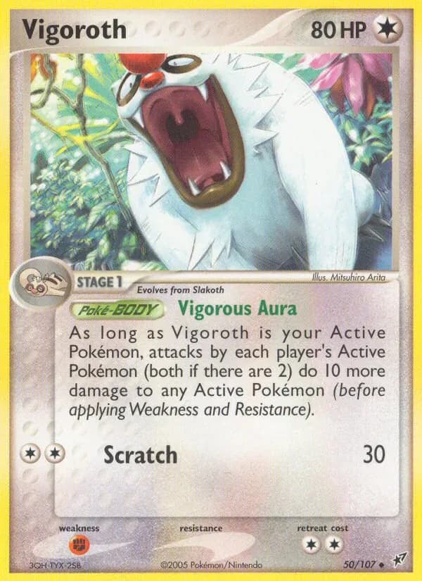 Vigoroth 50/107 from EX Deoxys