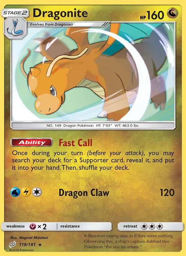 Dragonite 119/181 from Team Up