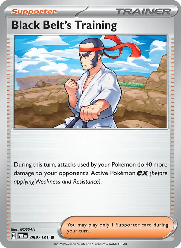 Black Belt's Training 099/131 from Prismatic Evolutions