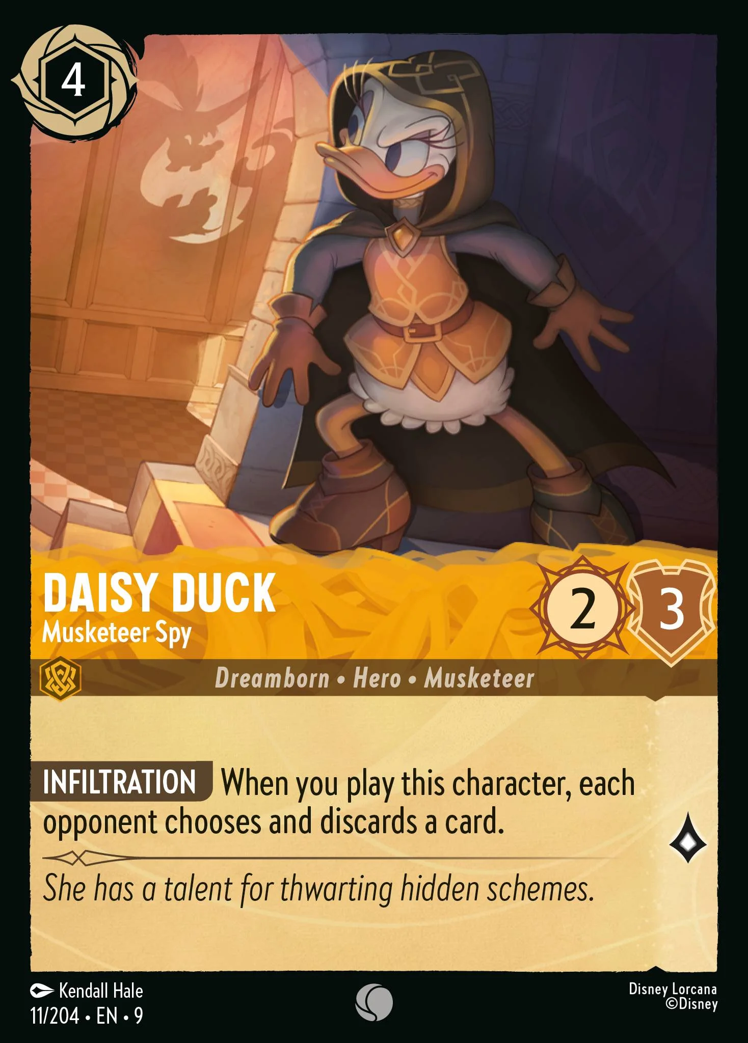 Daisy Duck - Musketeer Spy 11/204 from Fabled