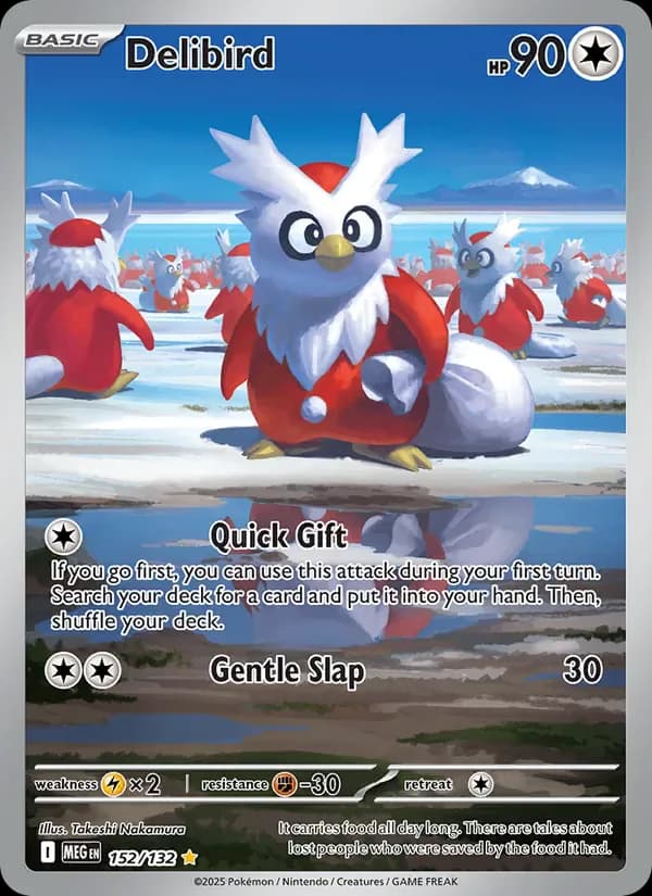 Delibird 152/132 from Mega Evolution
