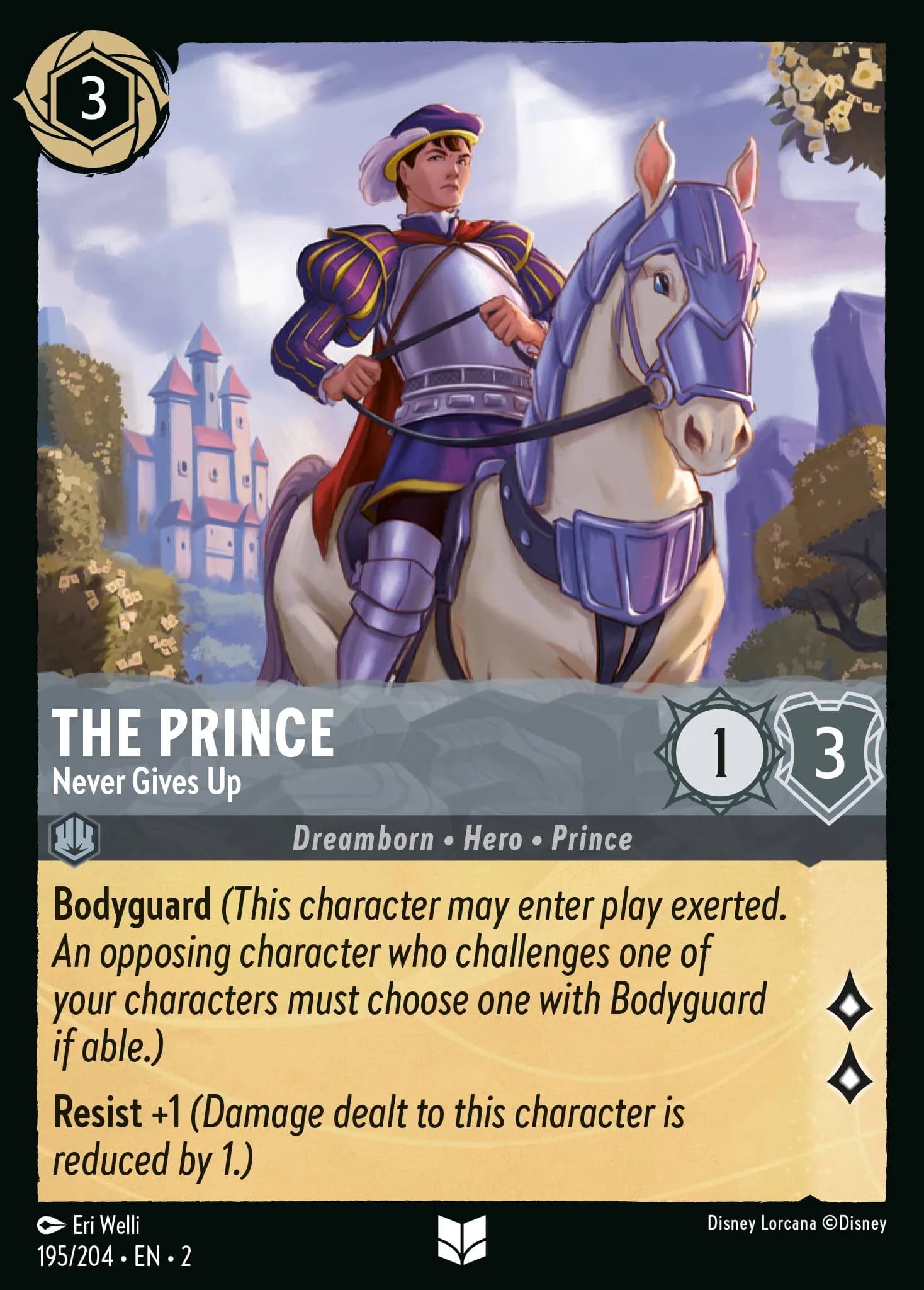 The Prince - Never Gives Up 195/204 from Rise of the Floodborn