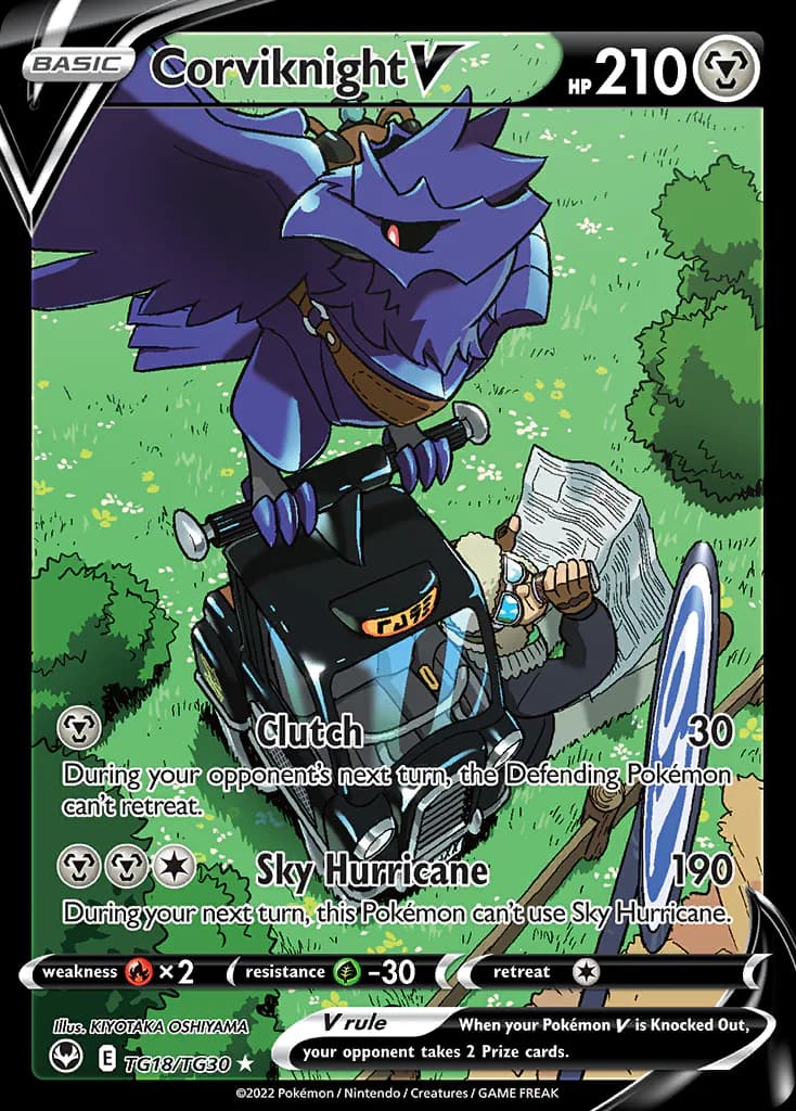 Corviknight V TG18/TG30 from Silver Tempest